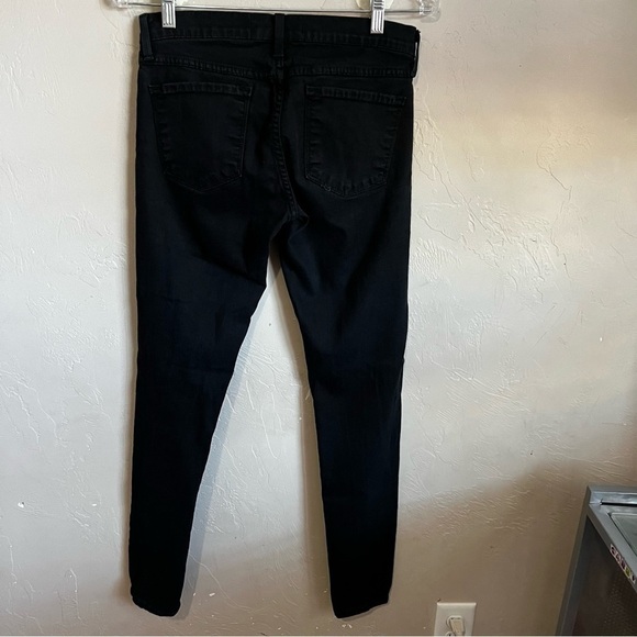 Flying Monkey Black Low Rise Distressed Skinny Denim Jeans - Picture 6 of 10